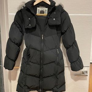 Girls beautiful warm down jacket.